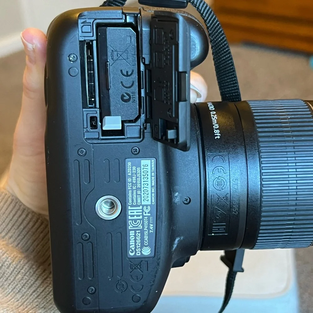 Canon EOS Rebel T6 DSLR Camera with 18-55mm and 75-300mm and Accessories